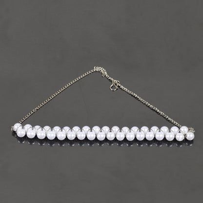 Pearl Studded Stylish Choker Neckpiece